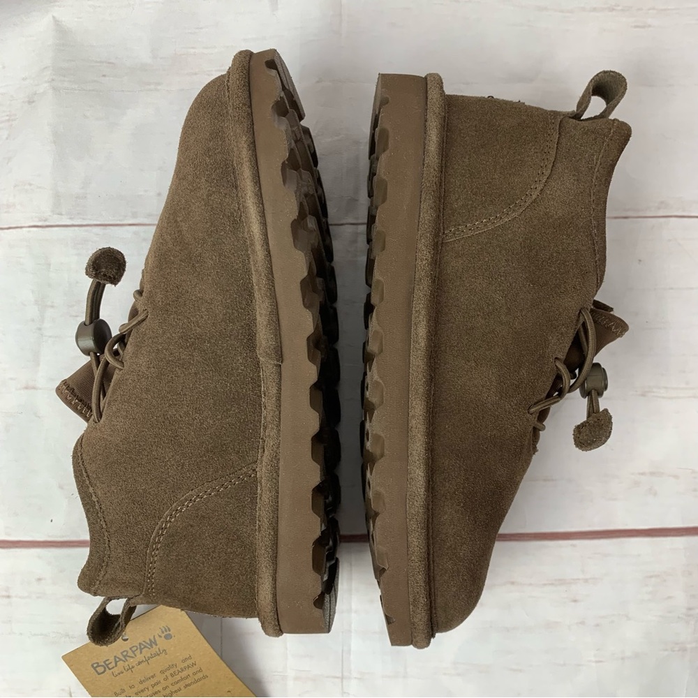 BEARPAW Phoenix Youth US1 Winter Boots wool kids boys shoes Shearling mocassins - Picture 10 of 16